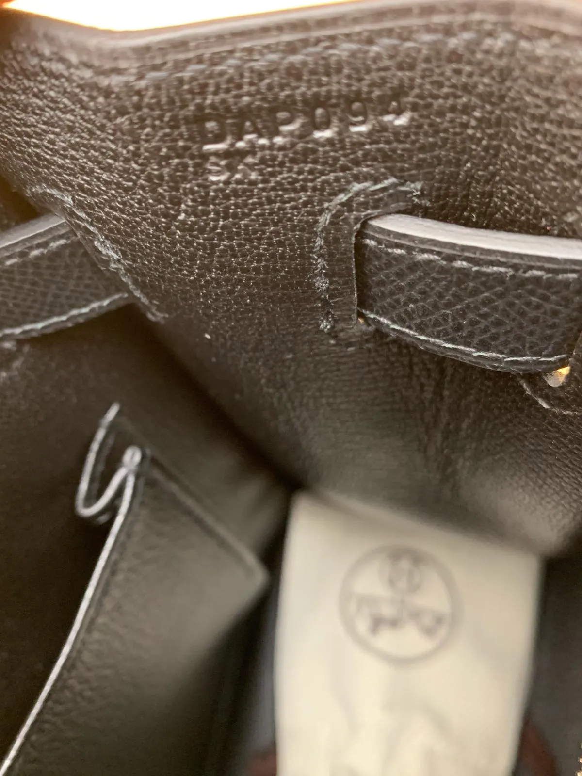 Hermes Black Epsom Kelly Sellier 32 Palladium Hardware