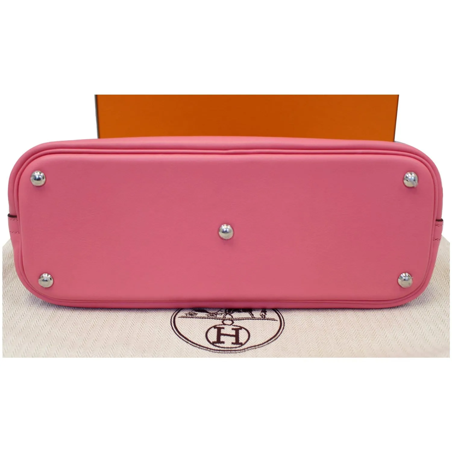 HERMES Bolide 27 Swift Calfskin Shoulder Bag Rose Azalee Pink - 20% OFF