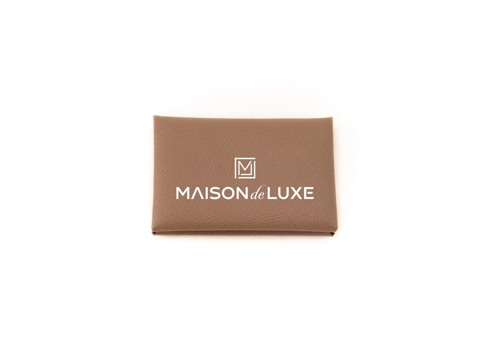 Hermes Etoupe Epsom Calvi Card Case Holder