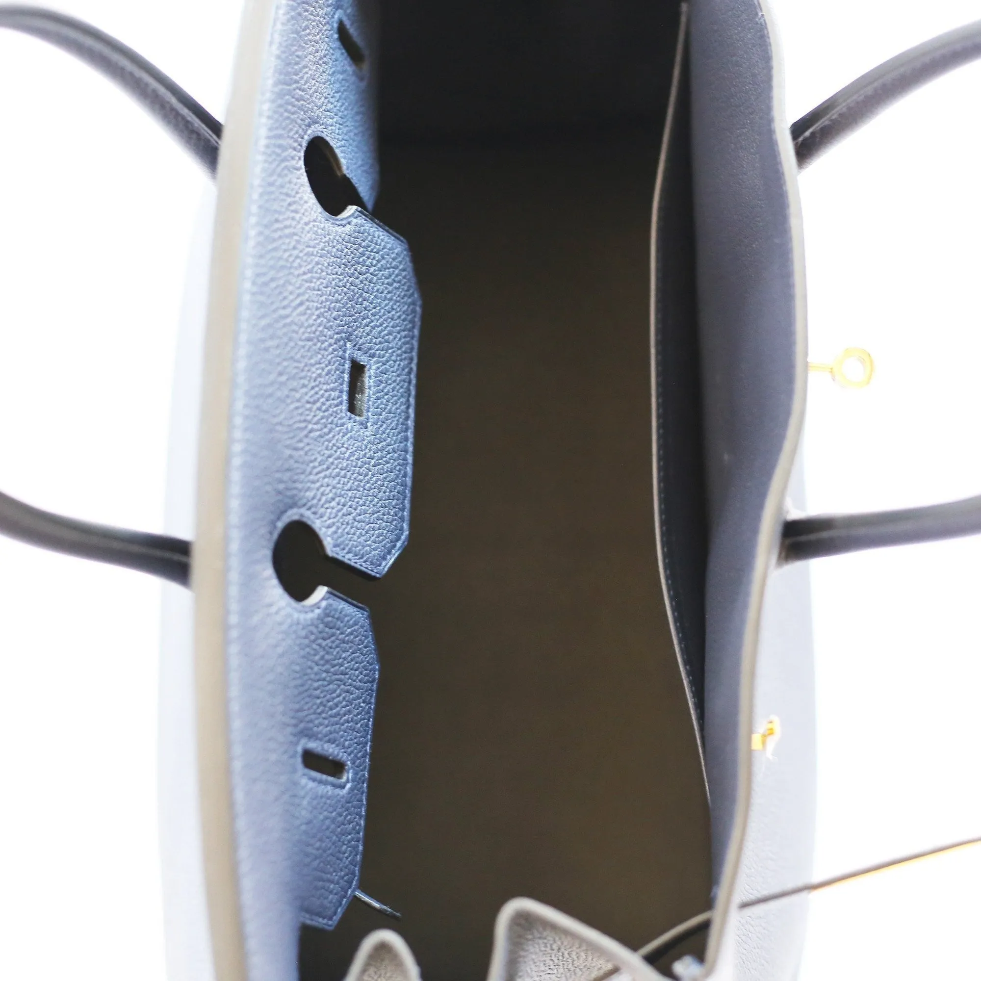 Hermes | Gold & Togo Leather Birkin in Blue Nuit | 35cm