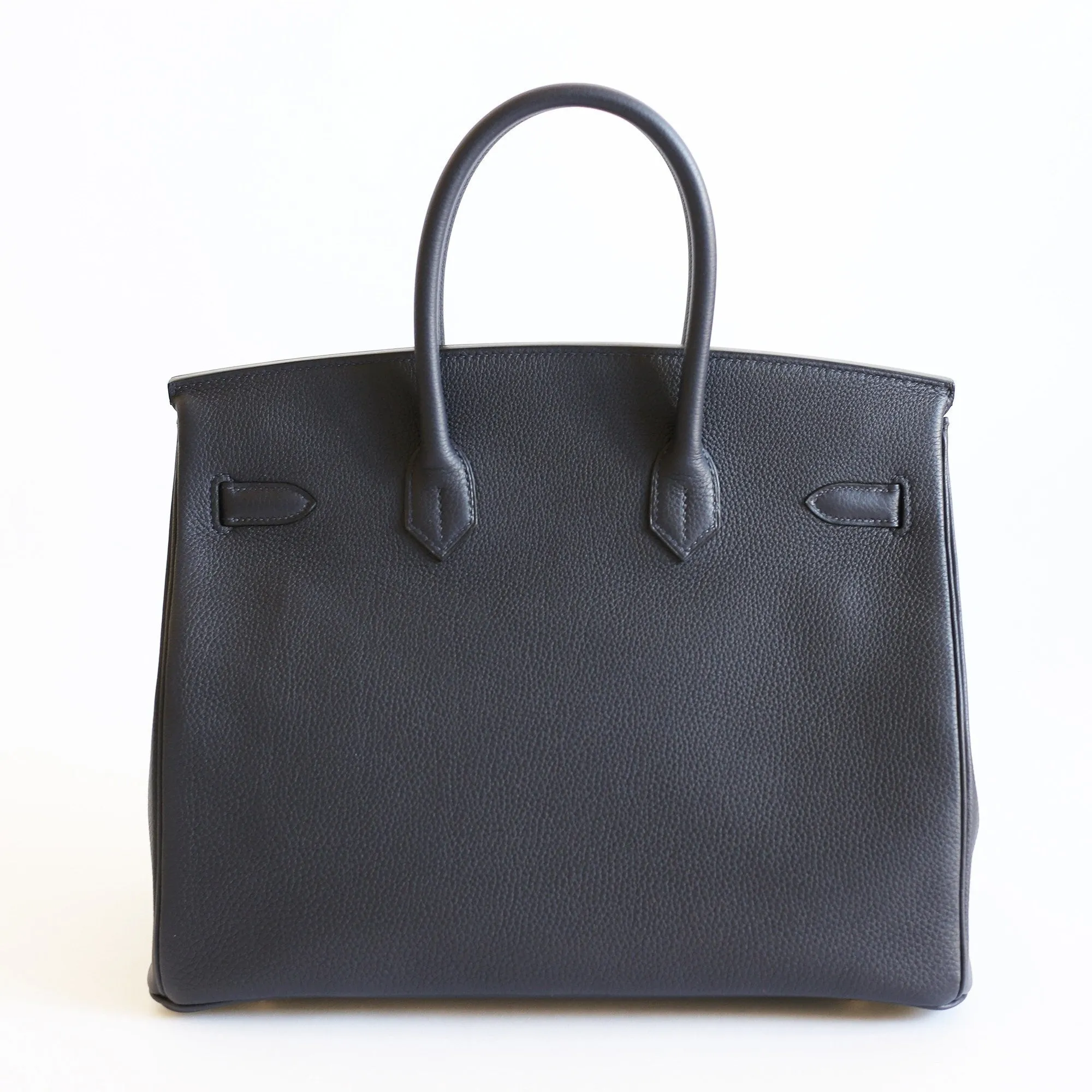 Hermes | Gold & Togo Leather Birkin in Blue Nuit | 35cm