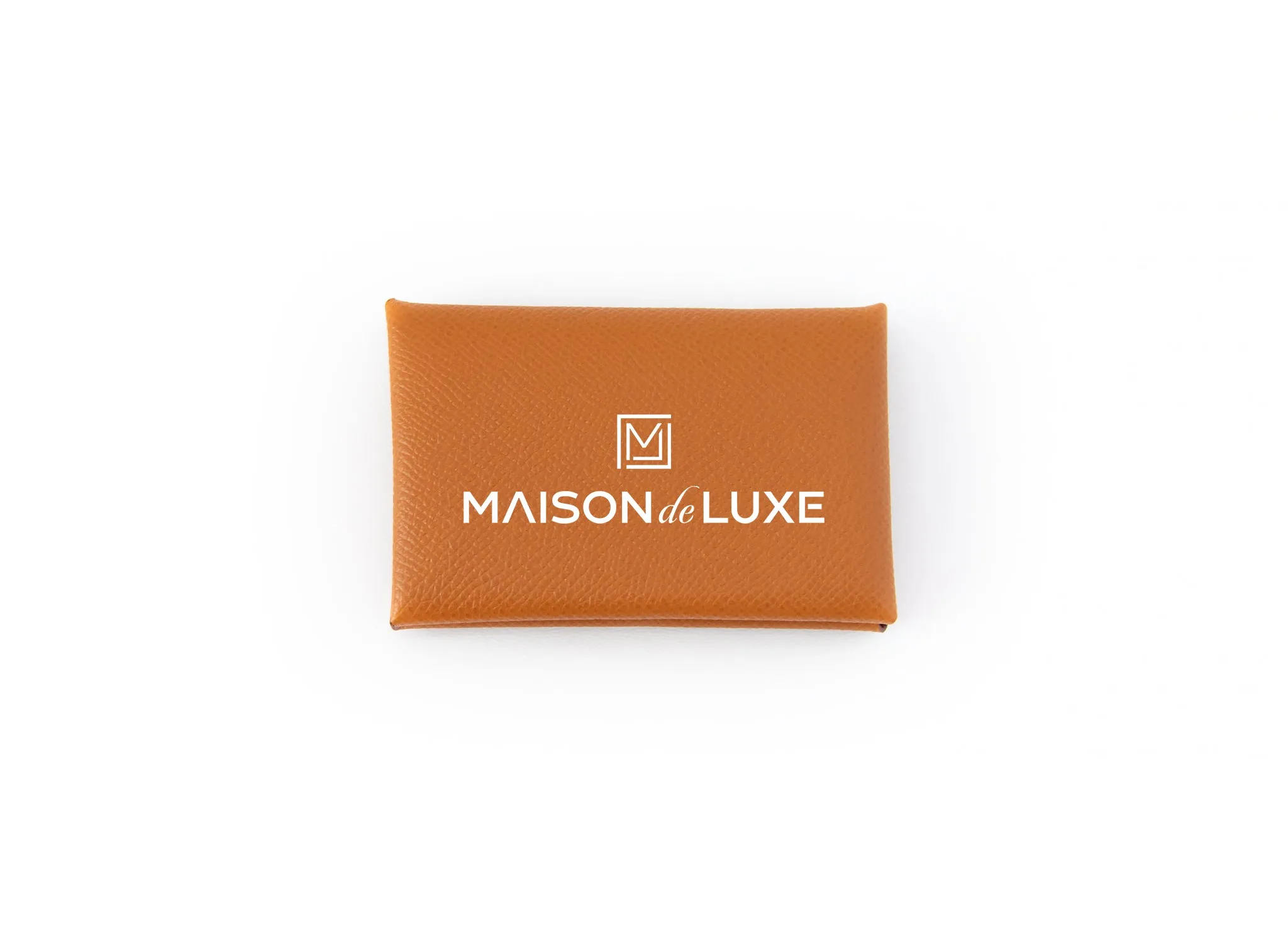 Hermes Gold Epsom Calvi Card Case Holder