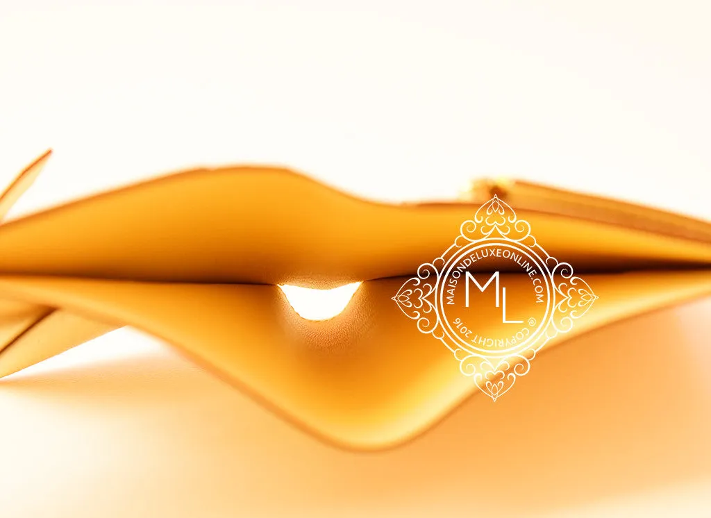 Hermes Jaune Poussin Yellow Epsom Bearn Wallet Clutch