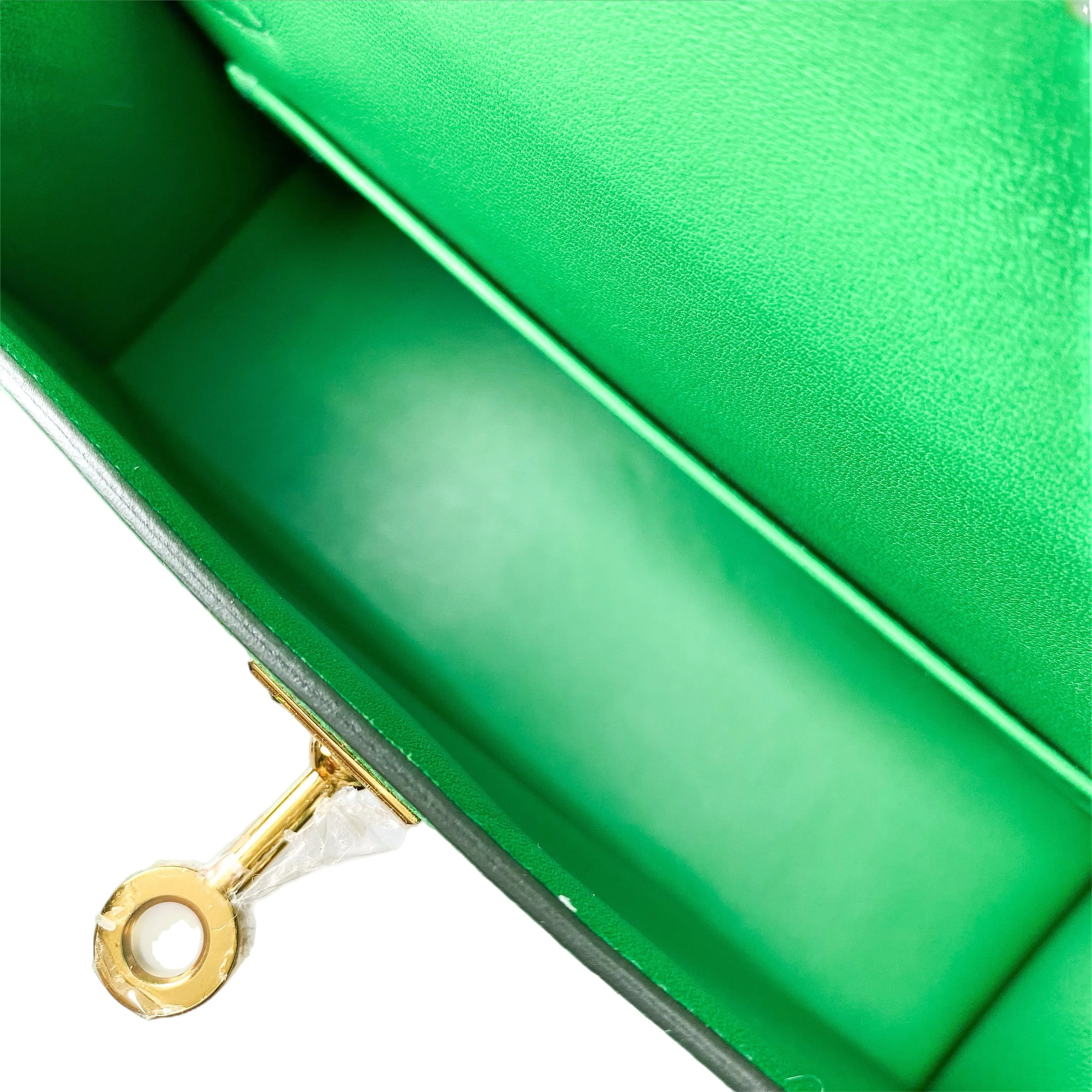 Hermes Mini Kelly 20 Bamboo Chevre Gold Hardware