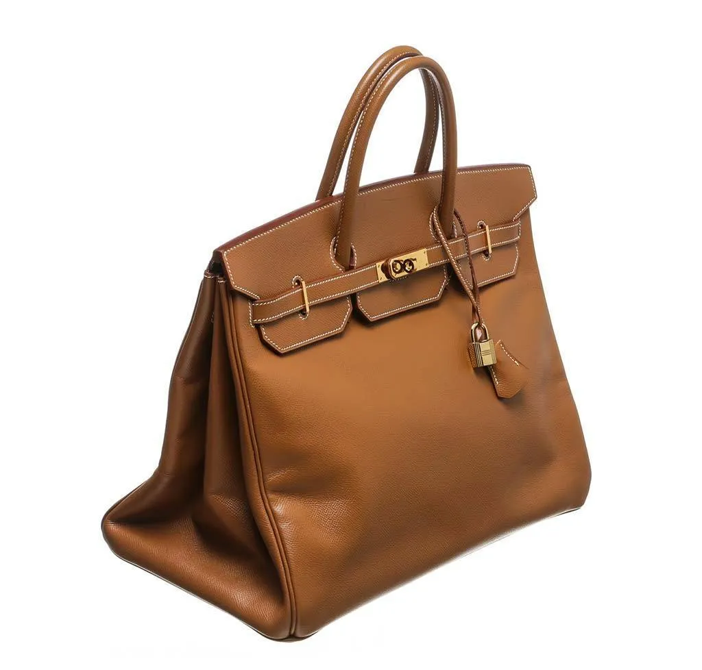 Hermès Birkin 40 Gold Epsom Bag GHW