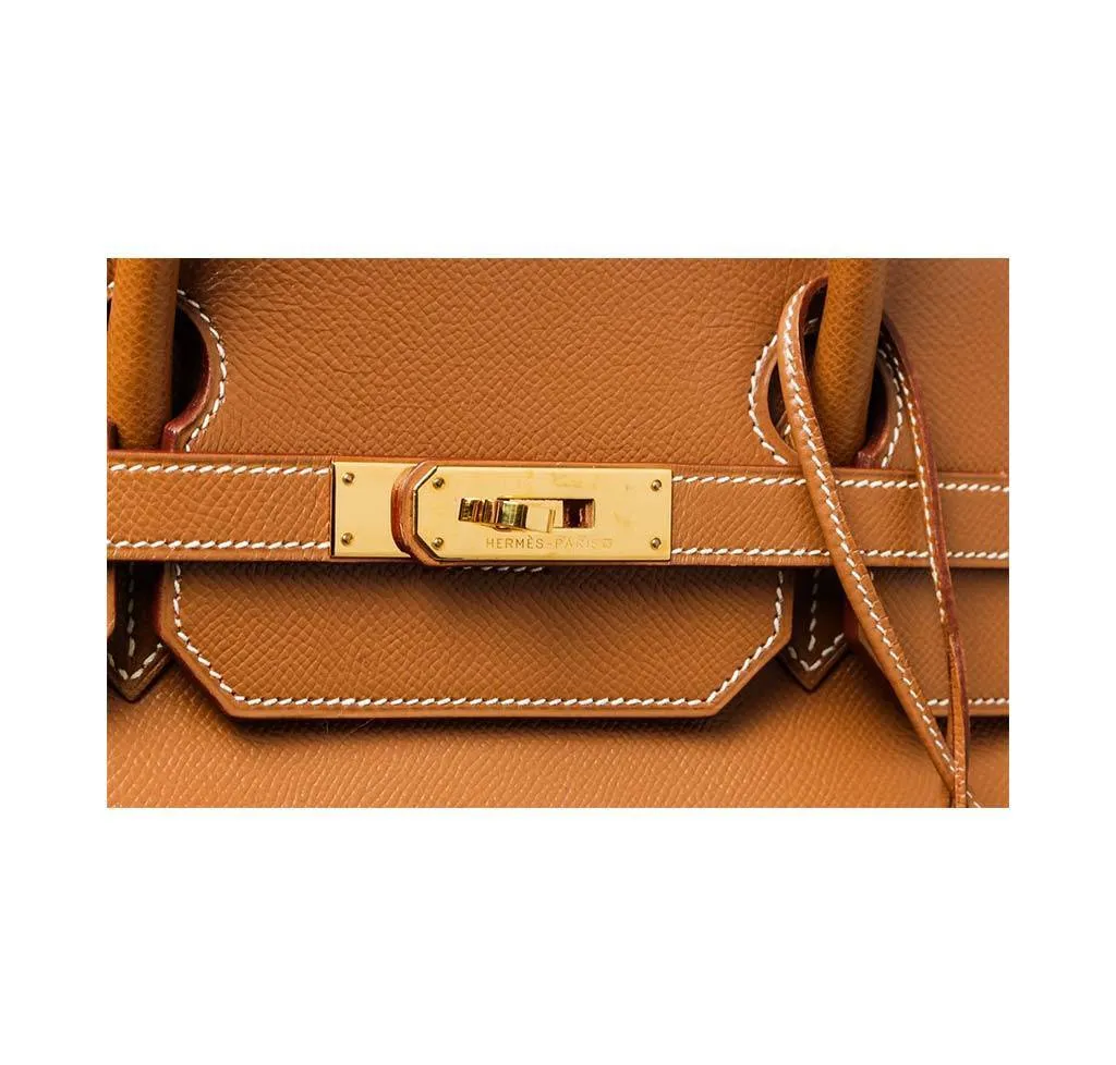 Hermès Birkin 40 Gold Epsom Bag GHW