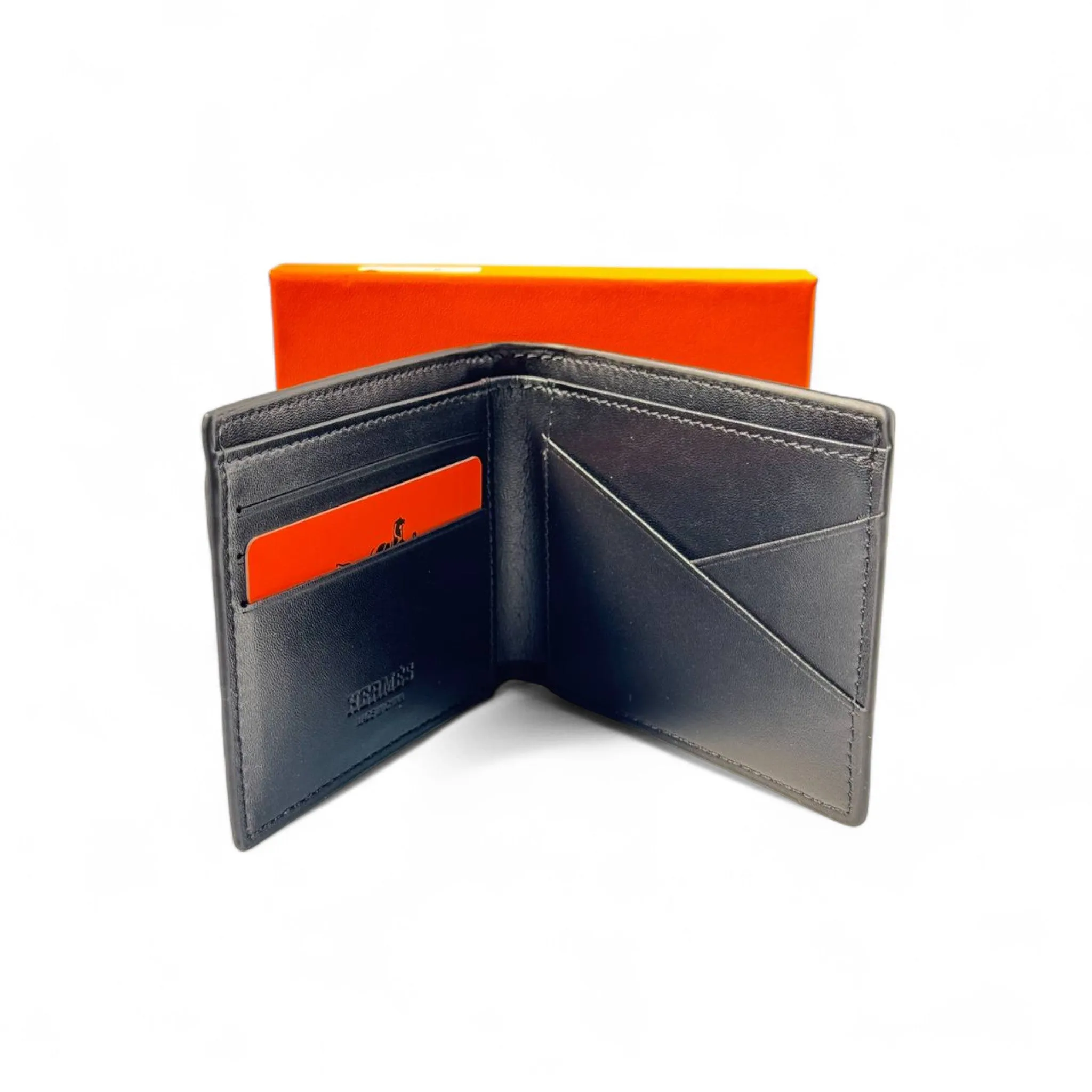 Hermès Black Leather Wallet 🧡🐎