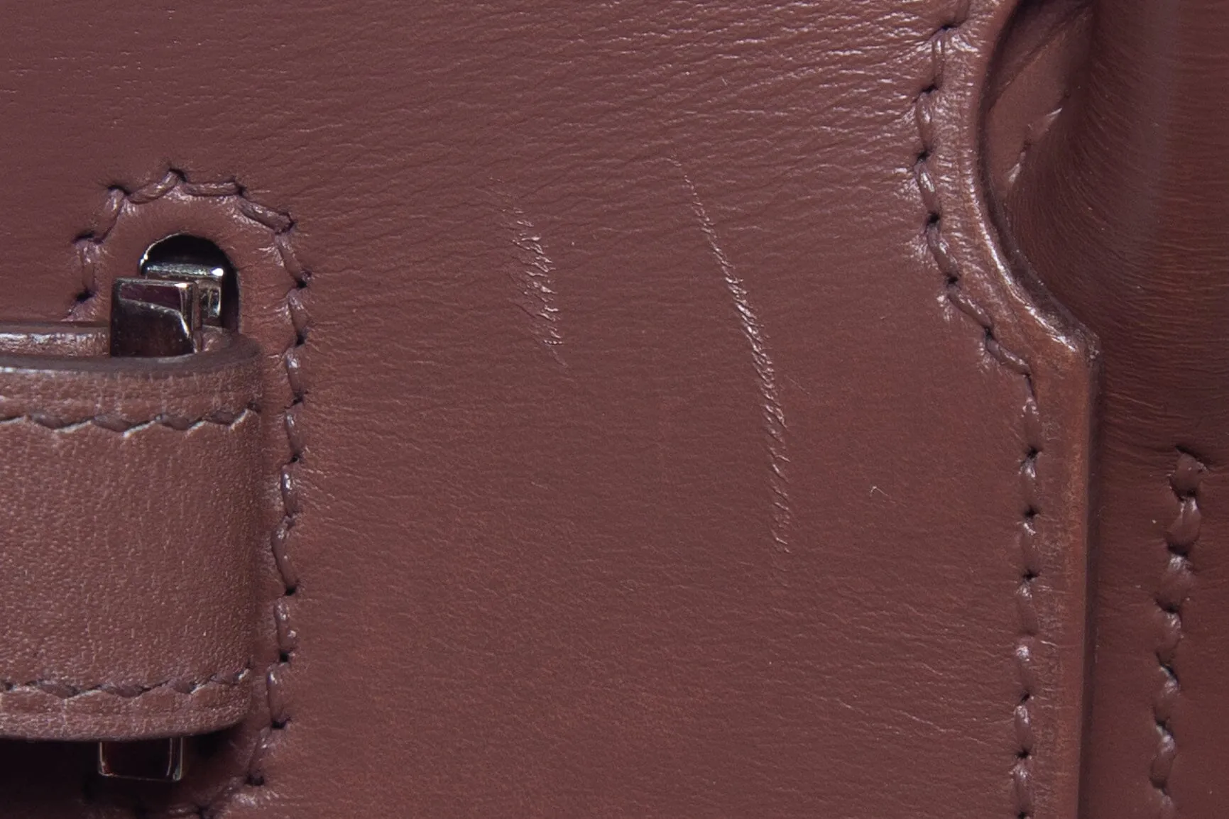 Hermès Brown 35cm Box Calf Birkin Handbag