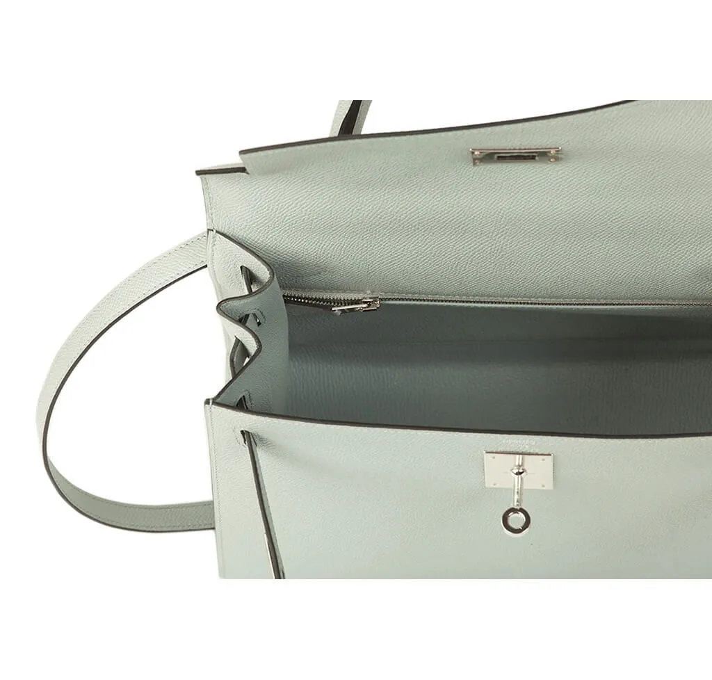 Hermès Epsom Kelly 28 Bleu Glacier Bag
