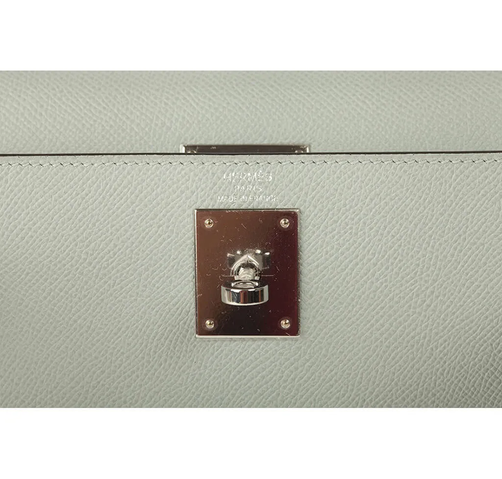 Hermès Epsom Kelly 28 Bleu Glacier Bag