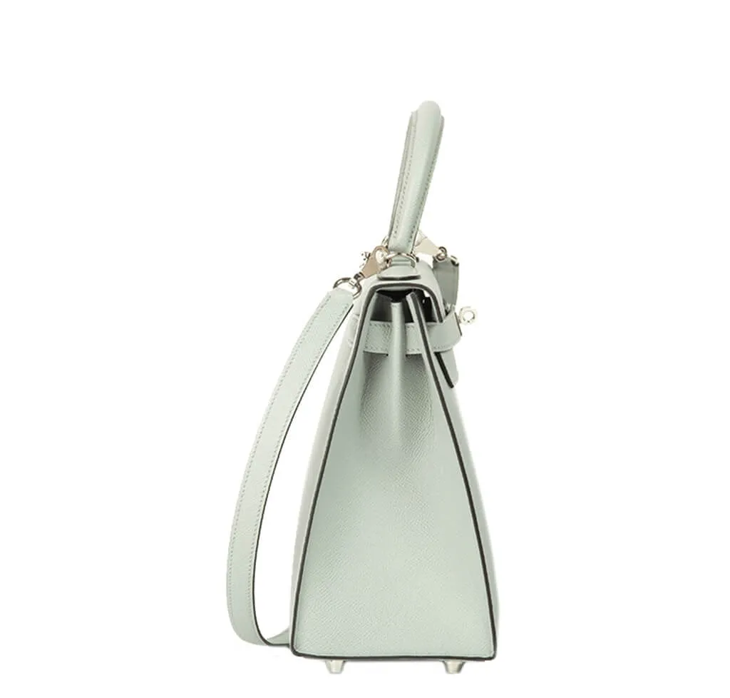 Hermès Epsom Kelly 28 Bleu Glacier Bag