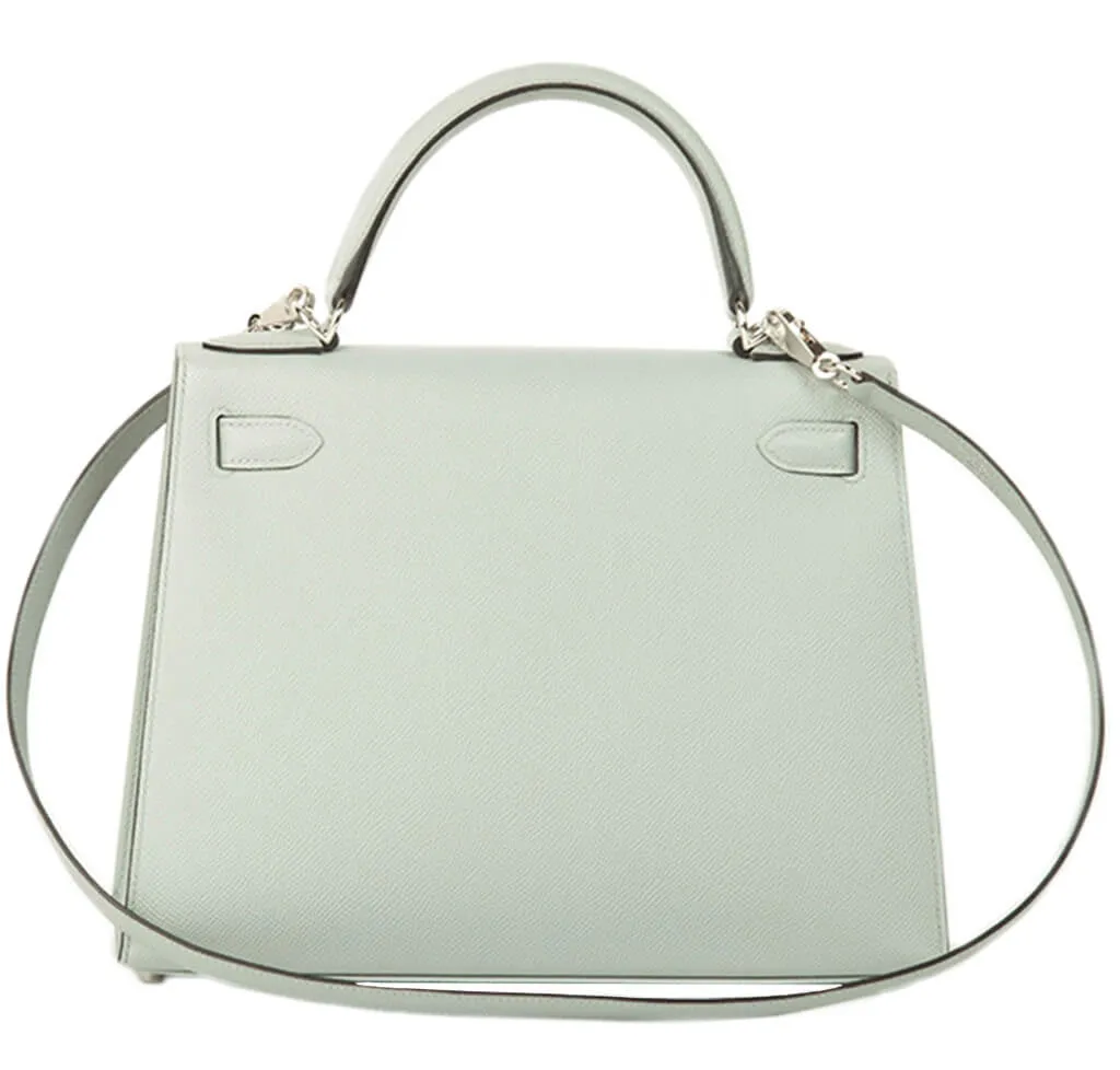 Hermès Epsom Kelly 28 Bleu Glacier Bag