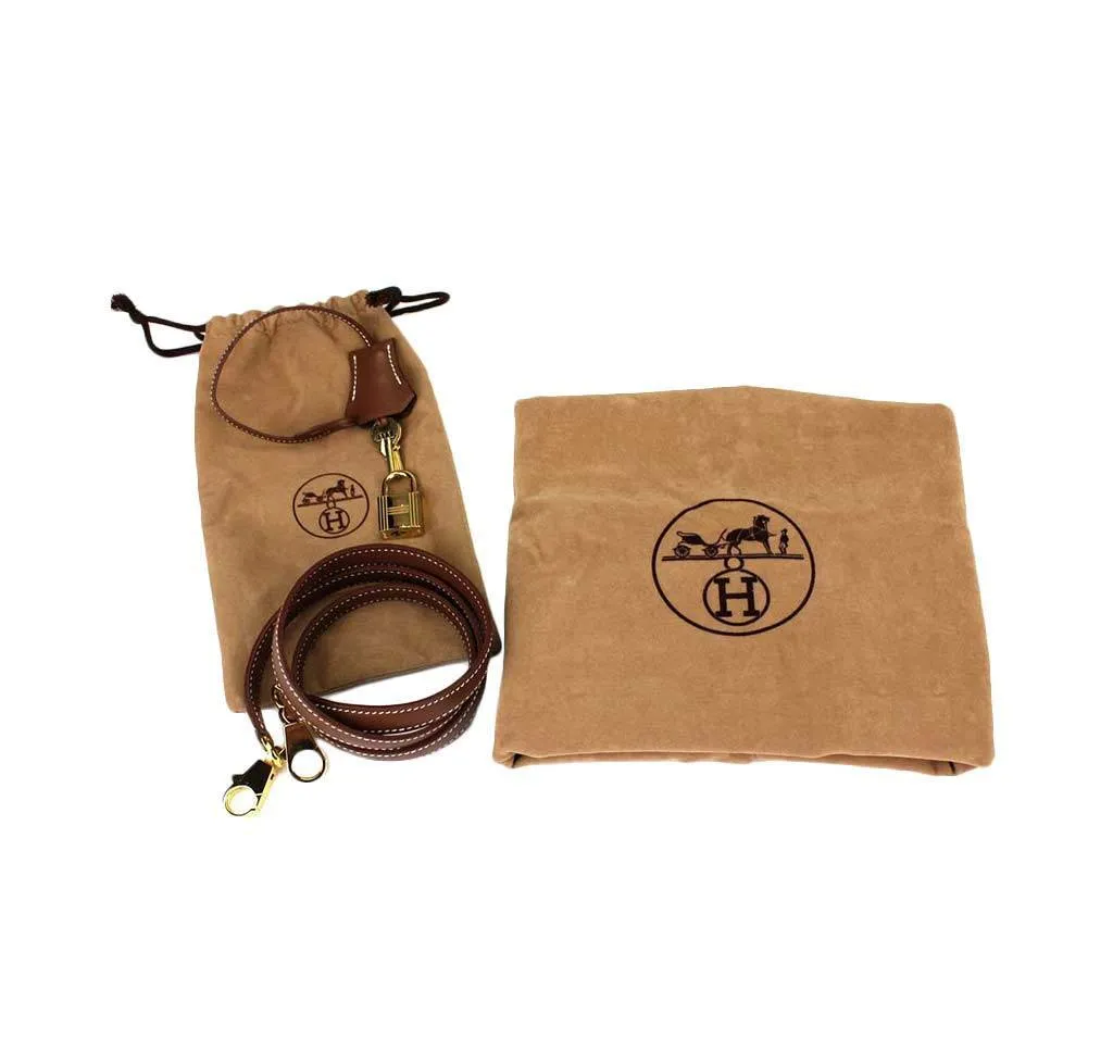 Hermès Kelly 32 Tabac Bag GHW