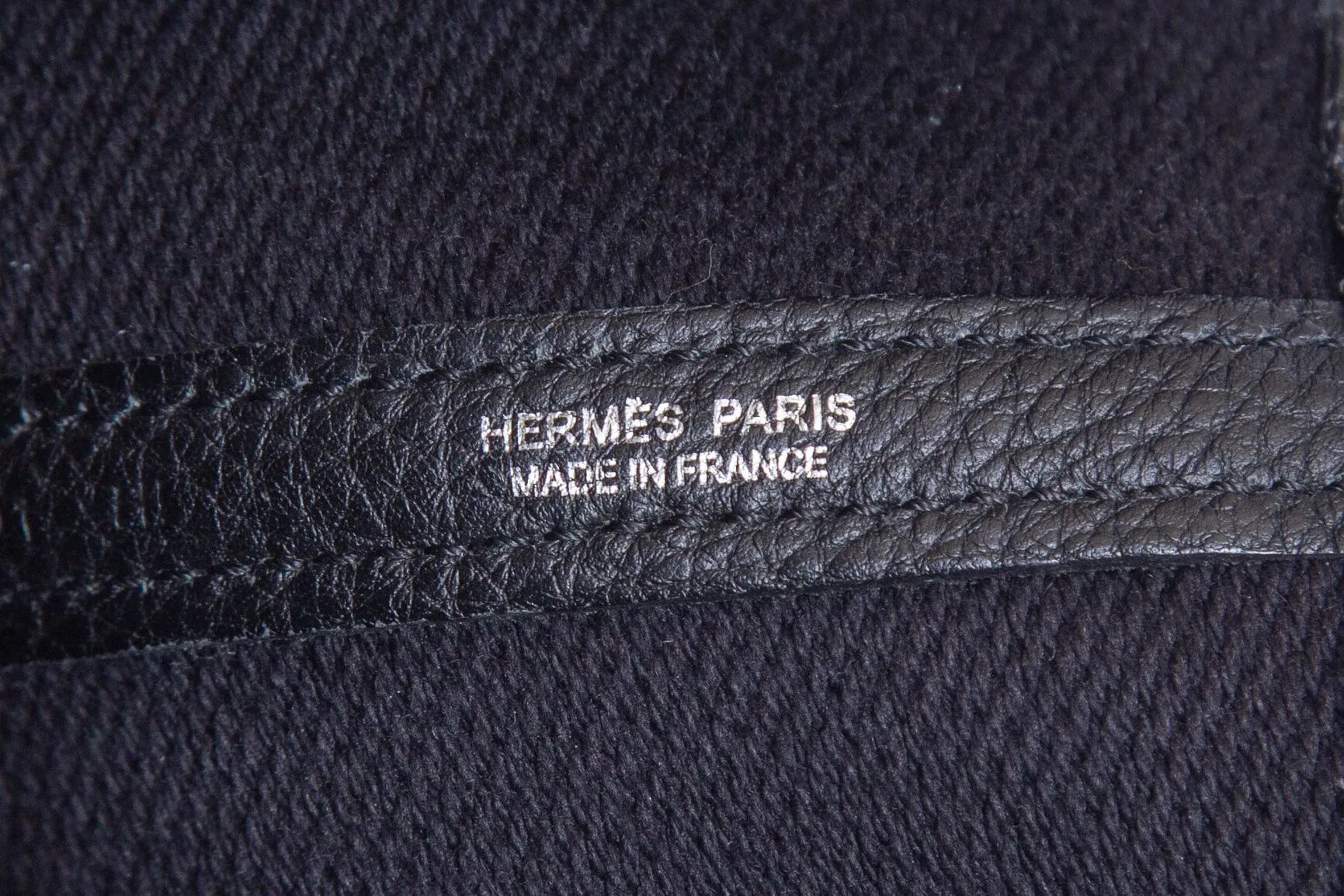 Hermès Natural & Black Leather PM Garden Party Tote