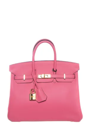 Hermès Rose 25cm Birkin Handbag