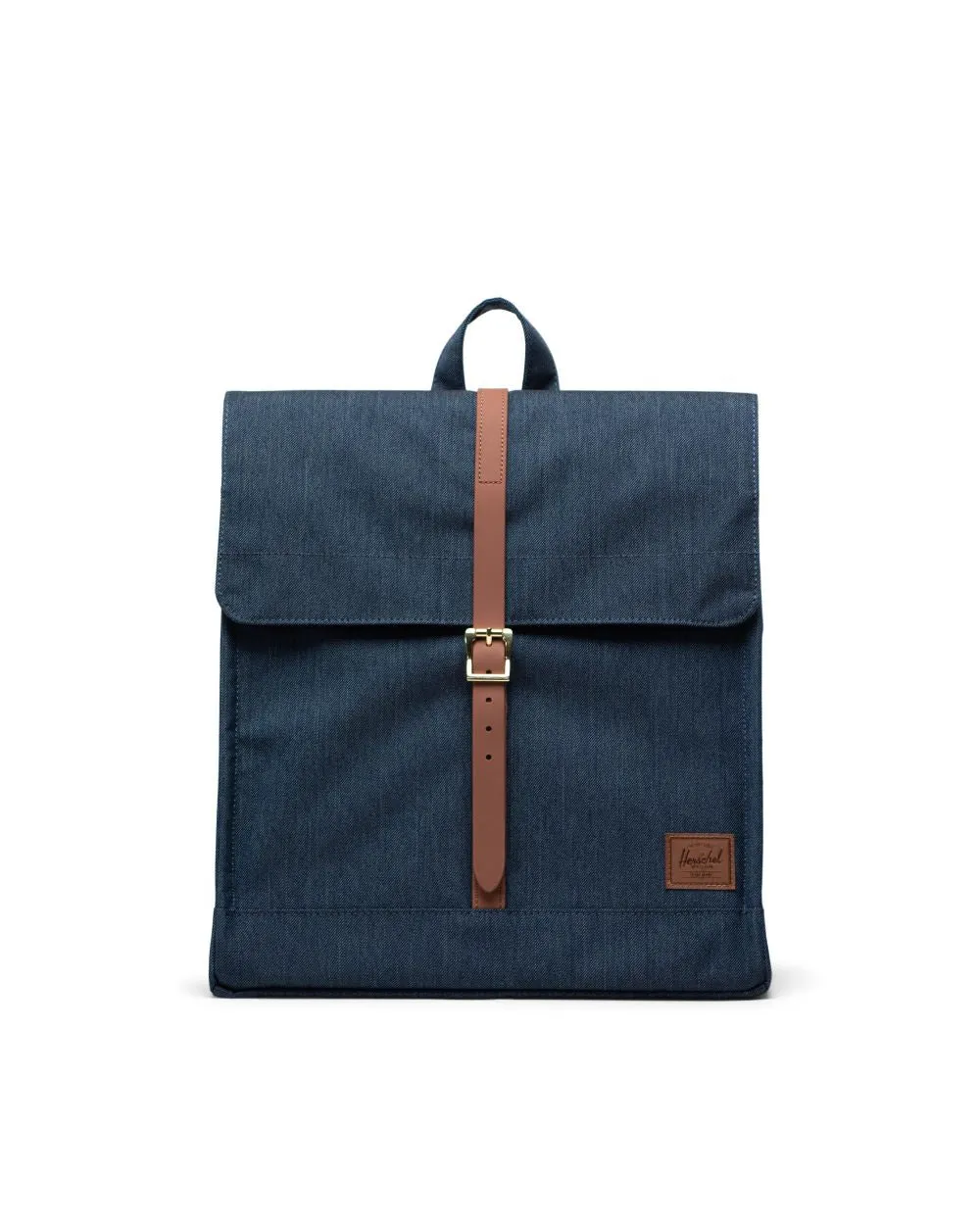 Herschel City Backpack | Mid-Volume - Indigo Denim Crosshatch
