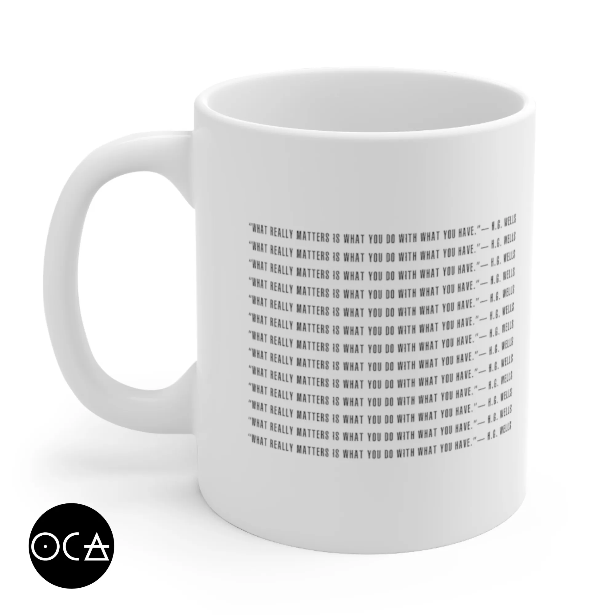 H.G. Wells Mug (Doublesided/2 Color Options)