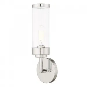 Hillcrest 1 Lt Polished Chrome ADA Wall Sconce