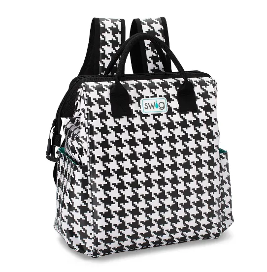 Houndstooth Packi Backpack Cooler