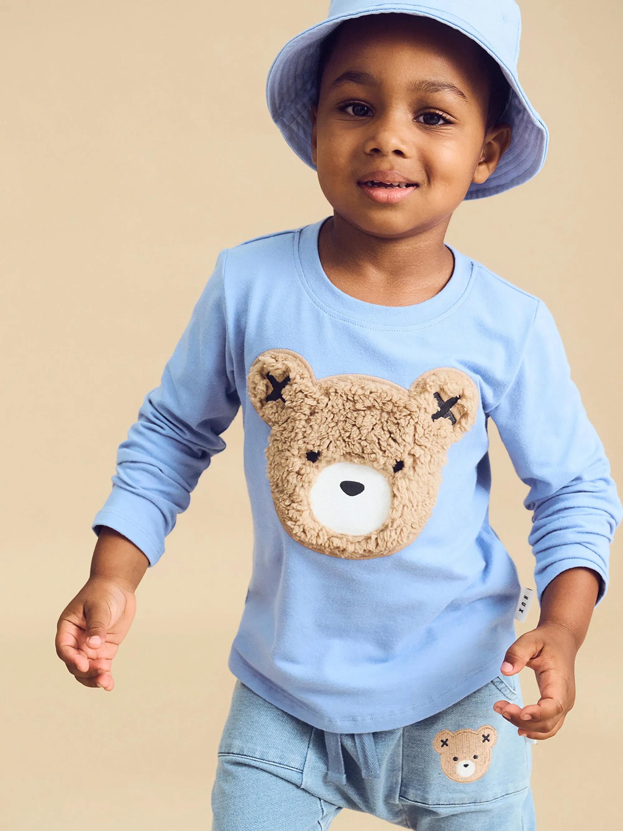 Huxbaby Furry Hux Top Cornflower