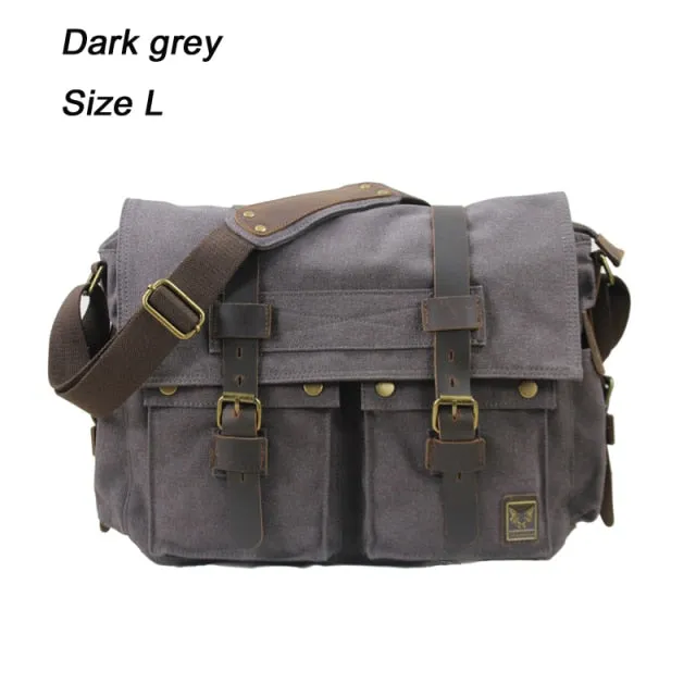I AM LEGEND Military Canvas Crossbody Bag