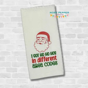 I Got Ho Ho Hos machine embroidery design (4 sizes included) DIGITAL DOWNLOAD