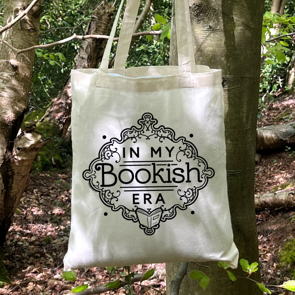 In My Bookish Era Cream Tote Bag