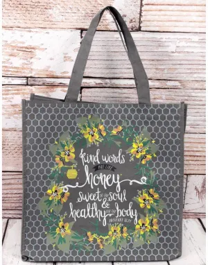 Inspirational Bag ~ Kind Words ~ Gray