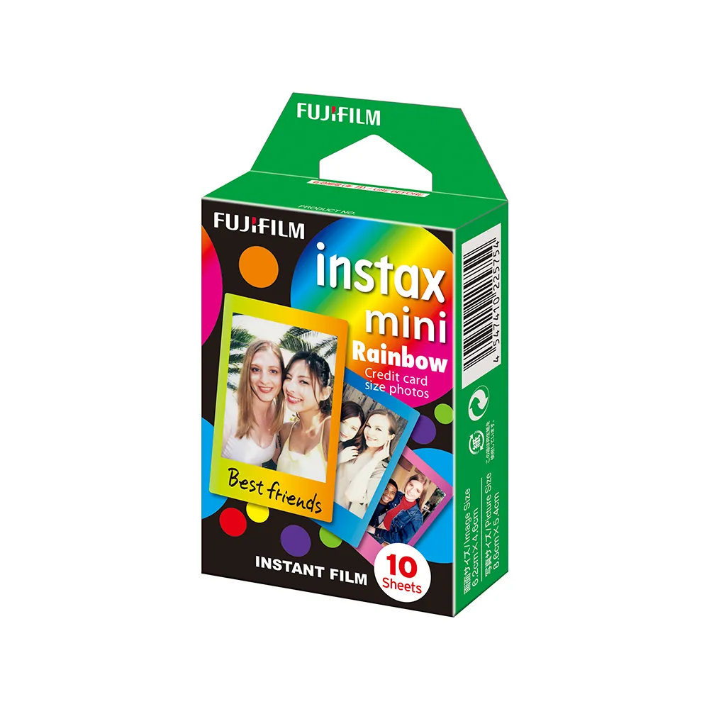 Instax mini designer film- Rainbow frame (10 sheets)