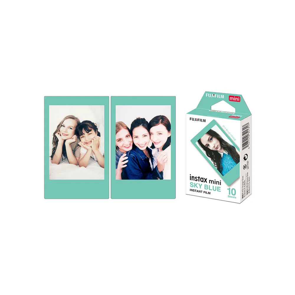 Instax Mini Designer Film - Sky Blue Frame (10 sheets)