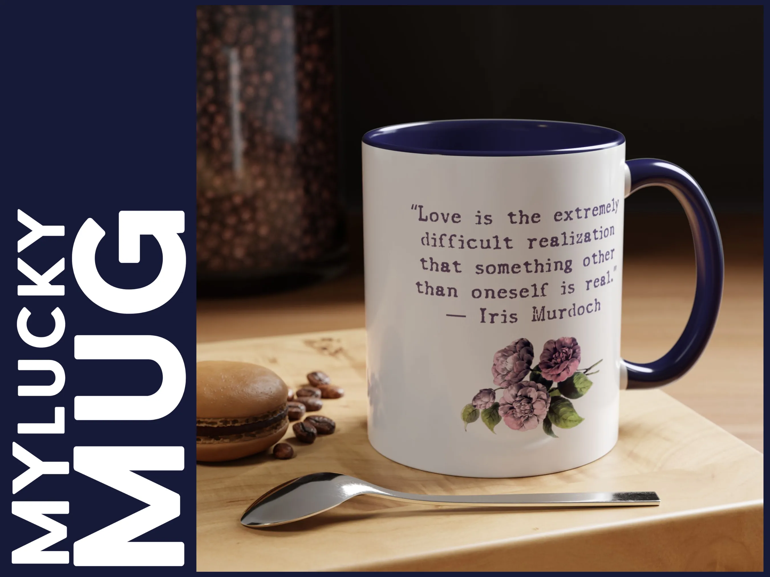 Iris Murdoch Mug (DoublesidedQuote Mug)