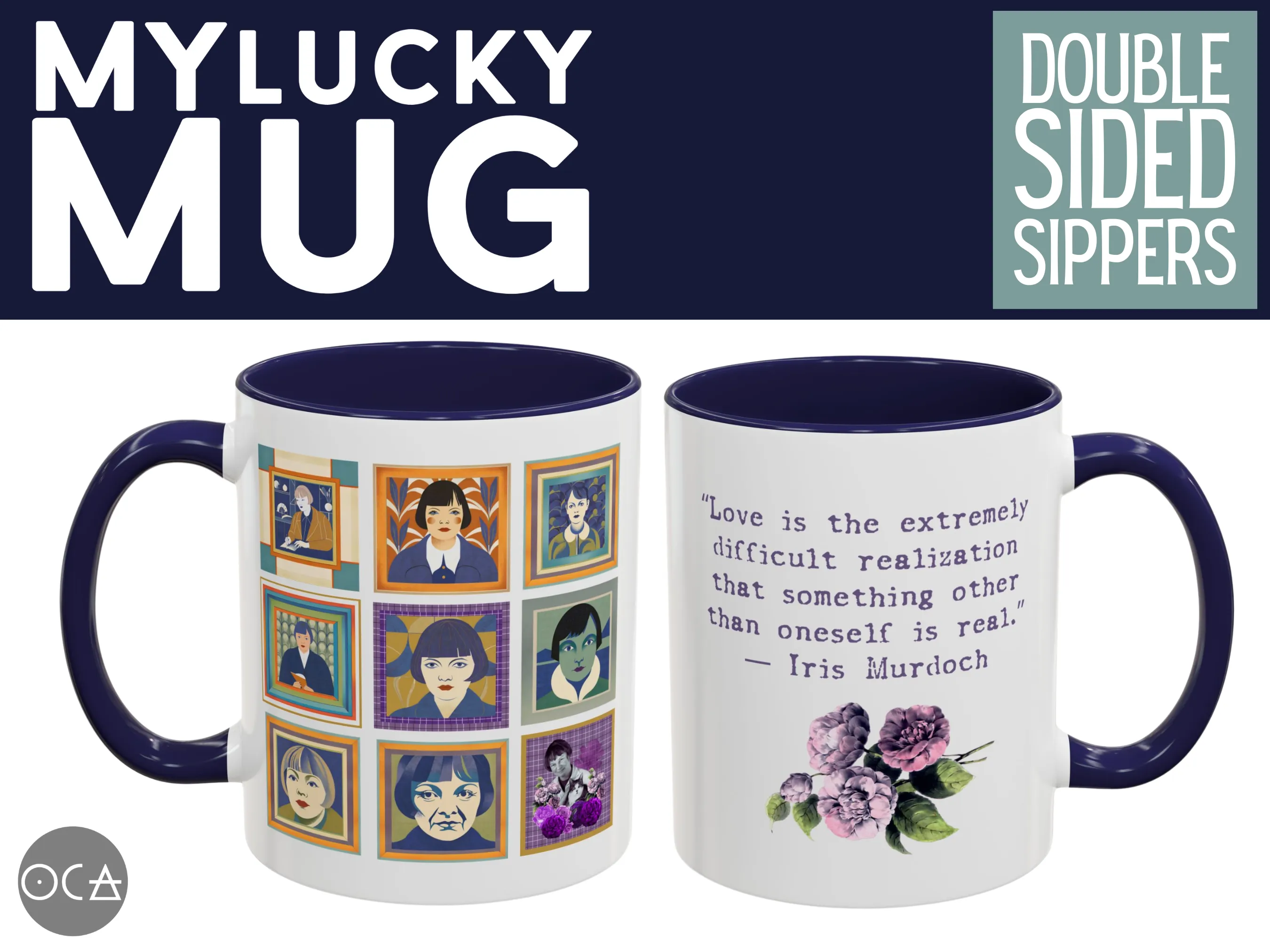 Iris Murdoch Mug (DoublesidedQuote Mug)
