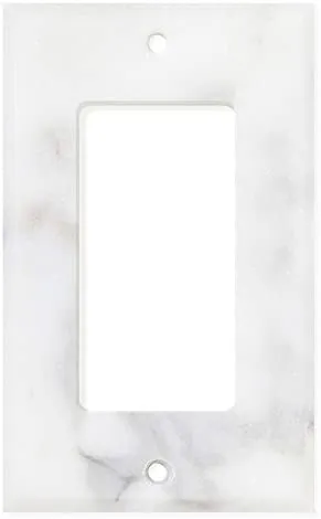 Italian Calacatta Gold Marble Switch Plate Cover, Polished (SINGLE ROCKER)