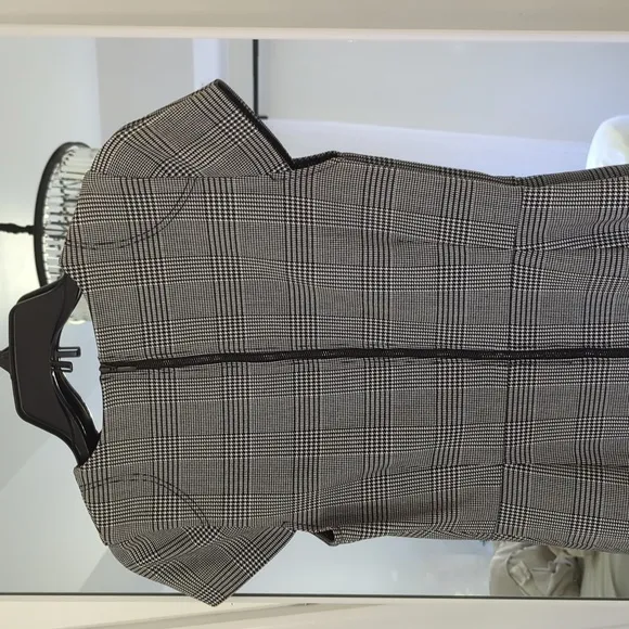 J.Crew Plaid Ruffle Hem Dress