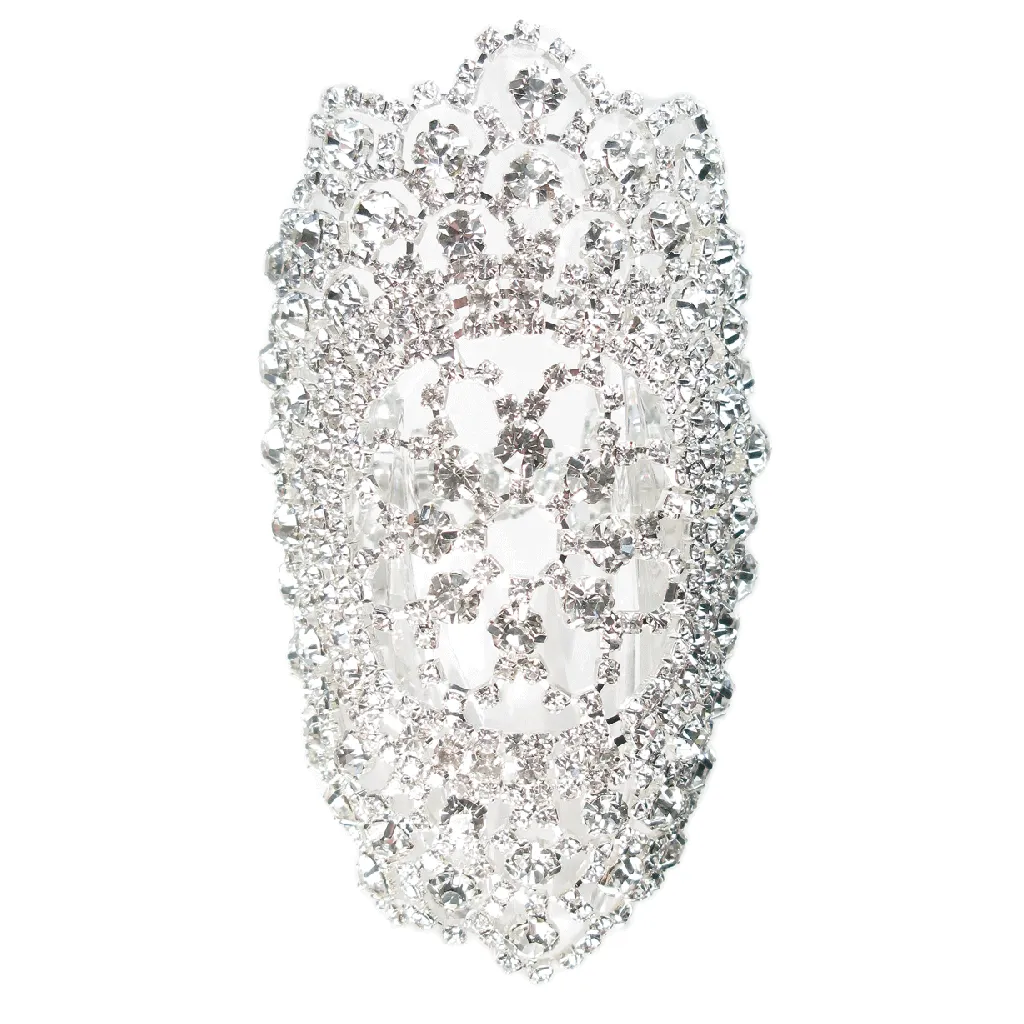 Jeweled Nouveau Bouquet Cuff Bracelet
