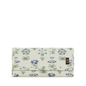 Jewelry Wallet - Provence With Green Pinstripe Liner