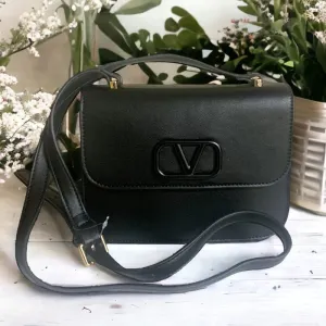 JG Black V Handbag