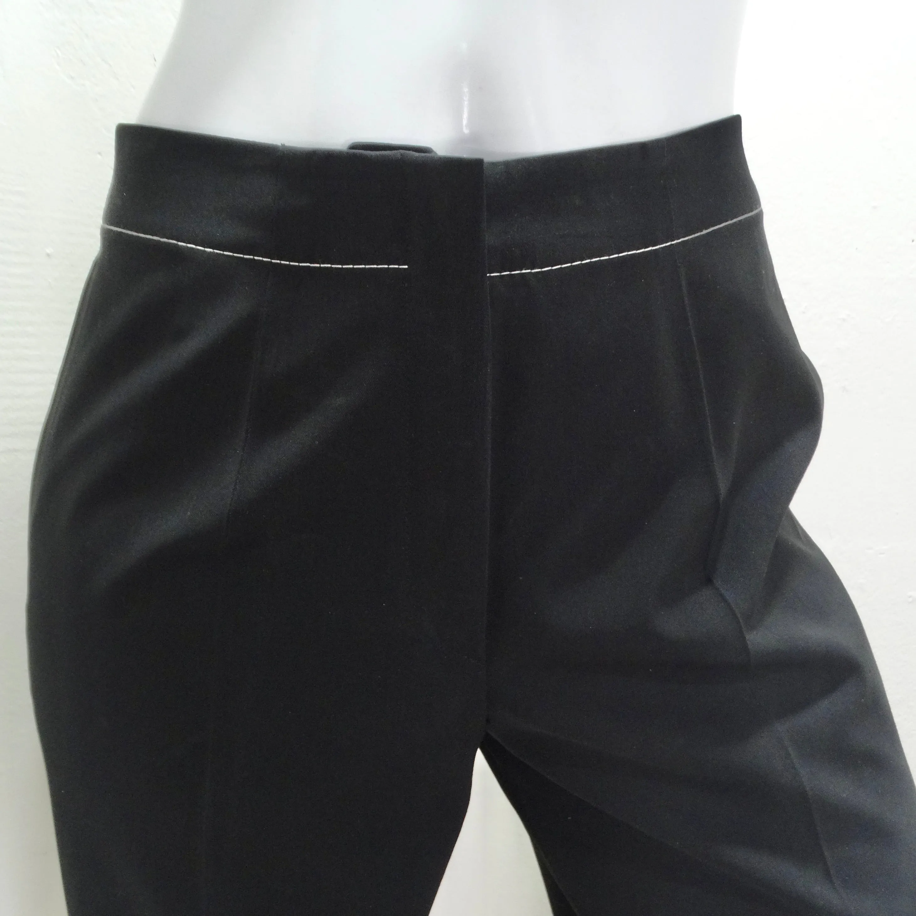 Jill Sander 90s Black Blazer & Trouser Suit Set