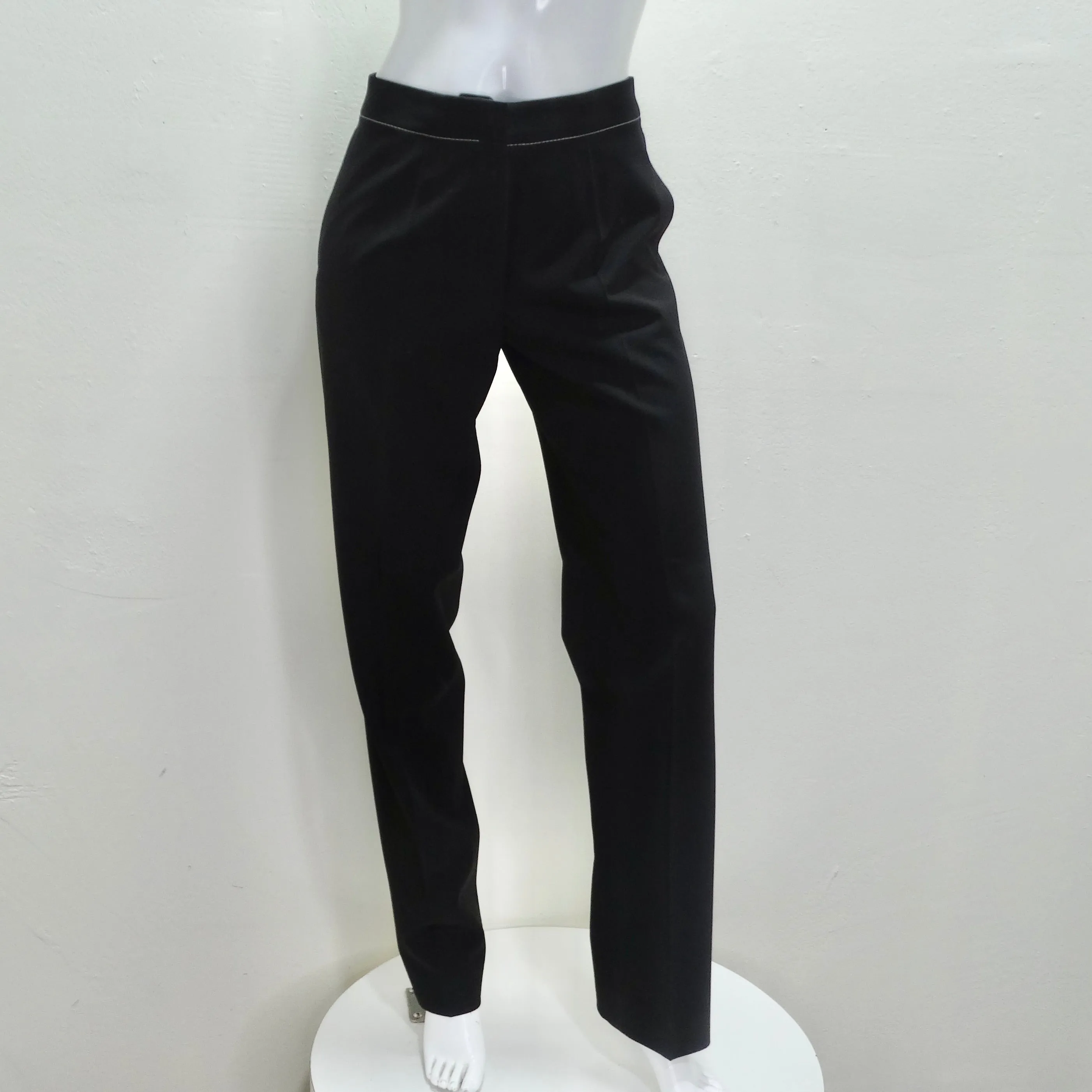 Jill Sander 90s Black Blazer & Trouser Suit Set