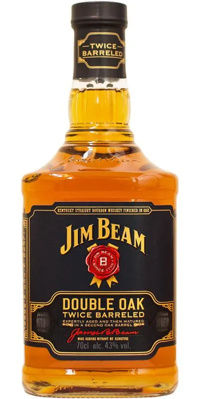 Jim Beam Double Oak Bourbon Whiskey 750 ml
