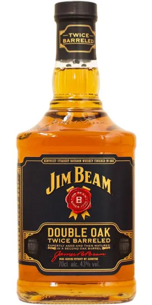Jim Beam Double Oak Bourbon Whiskey 750 ml