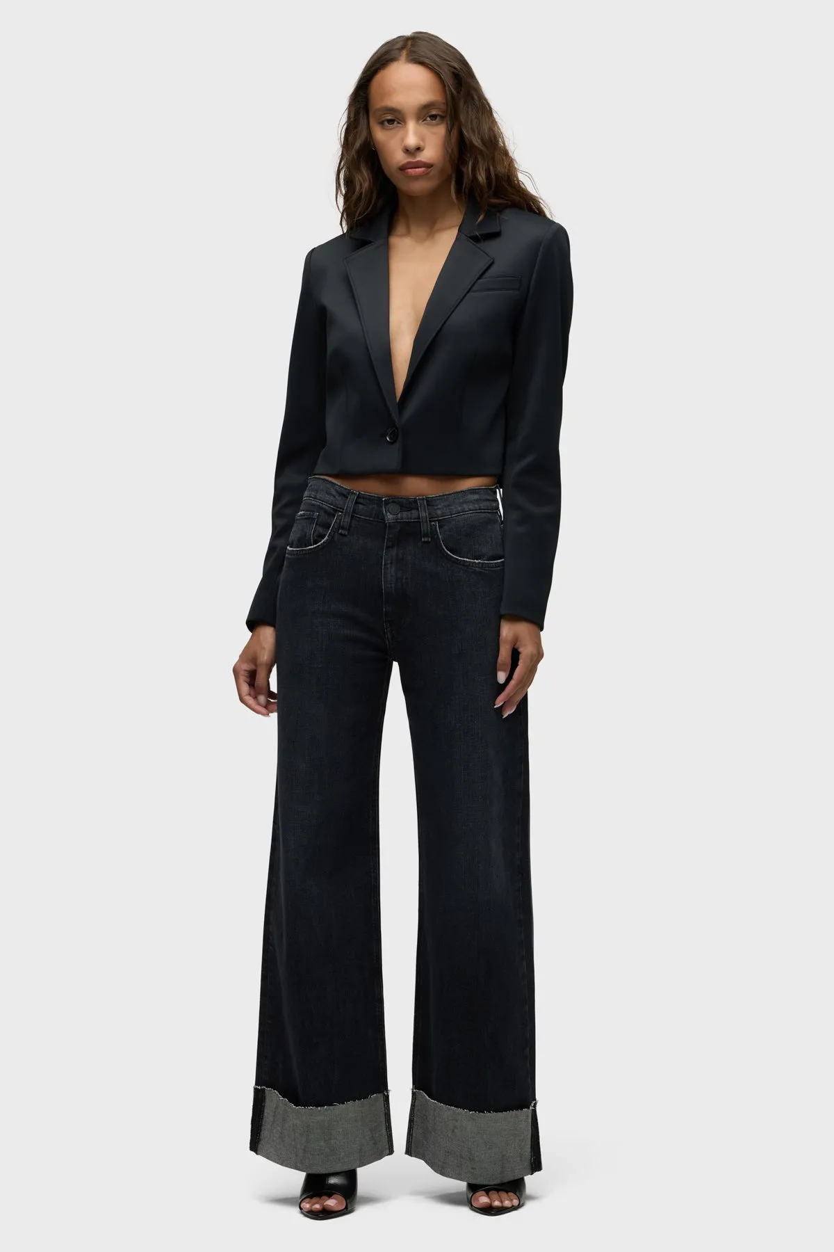 Jodie High-Rise Wide Leg Jean w/ Cuff