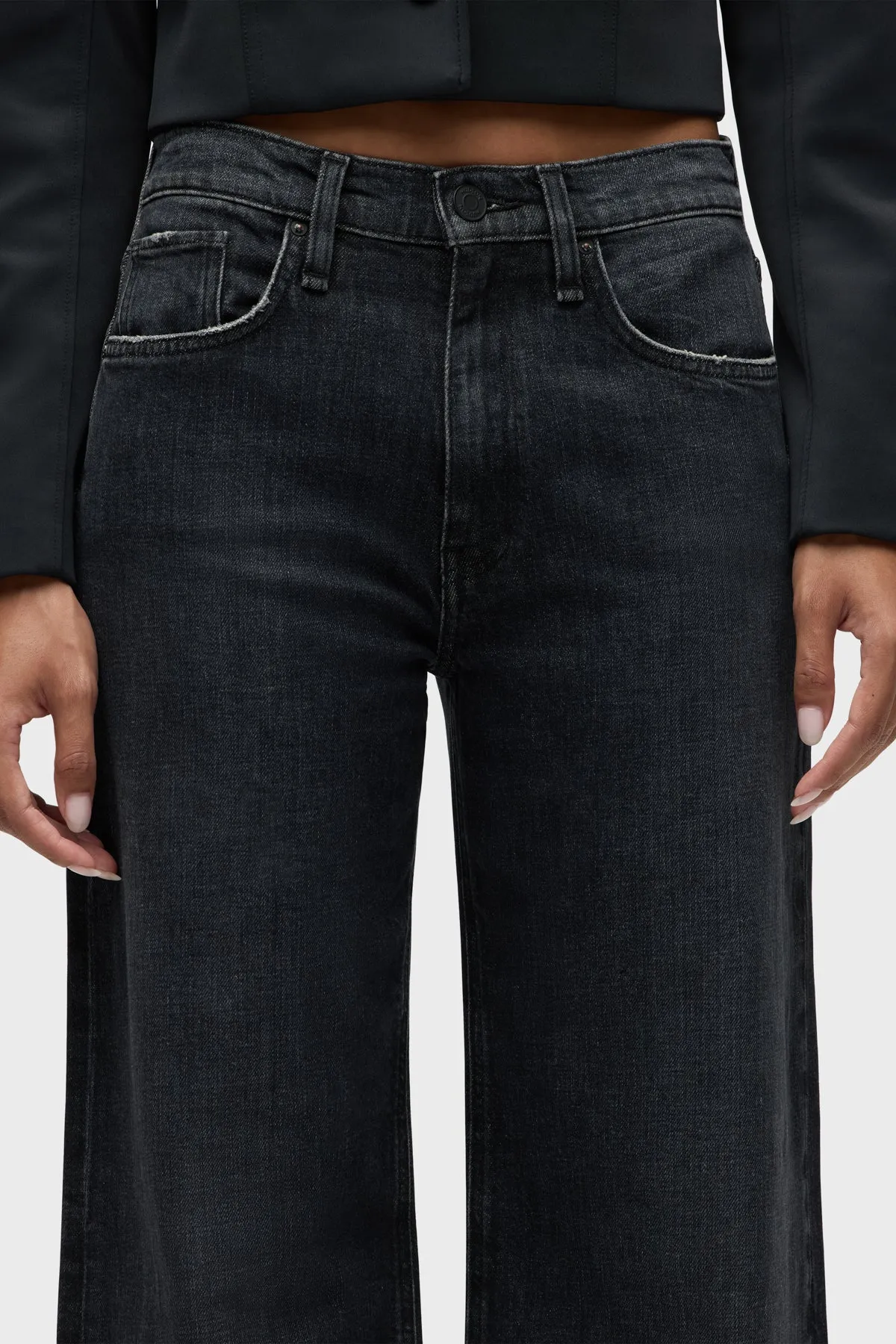 Jodie High-Rise Wide Leg Jean w/ Cuff