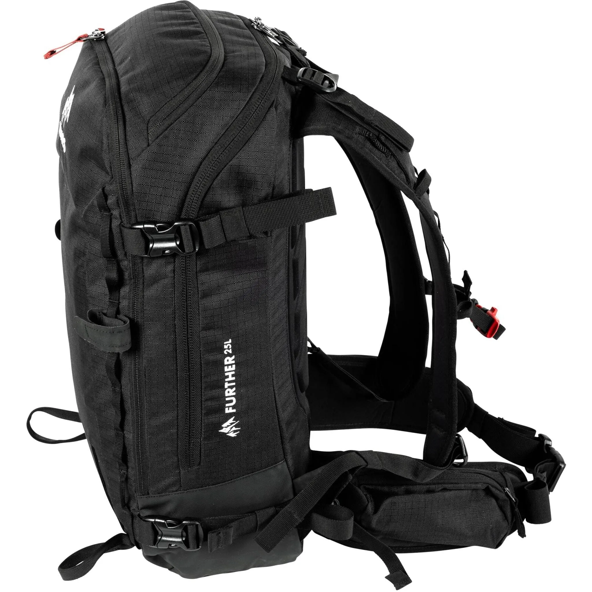 Jones Further 25L Backpack Stealth Black 2025