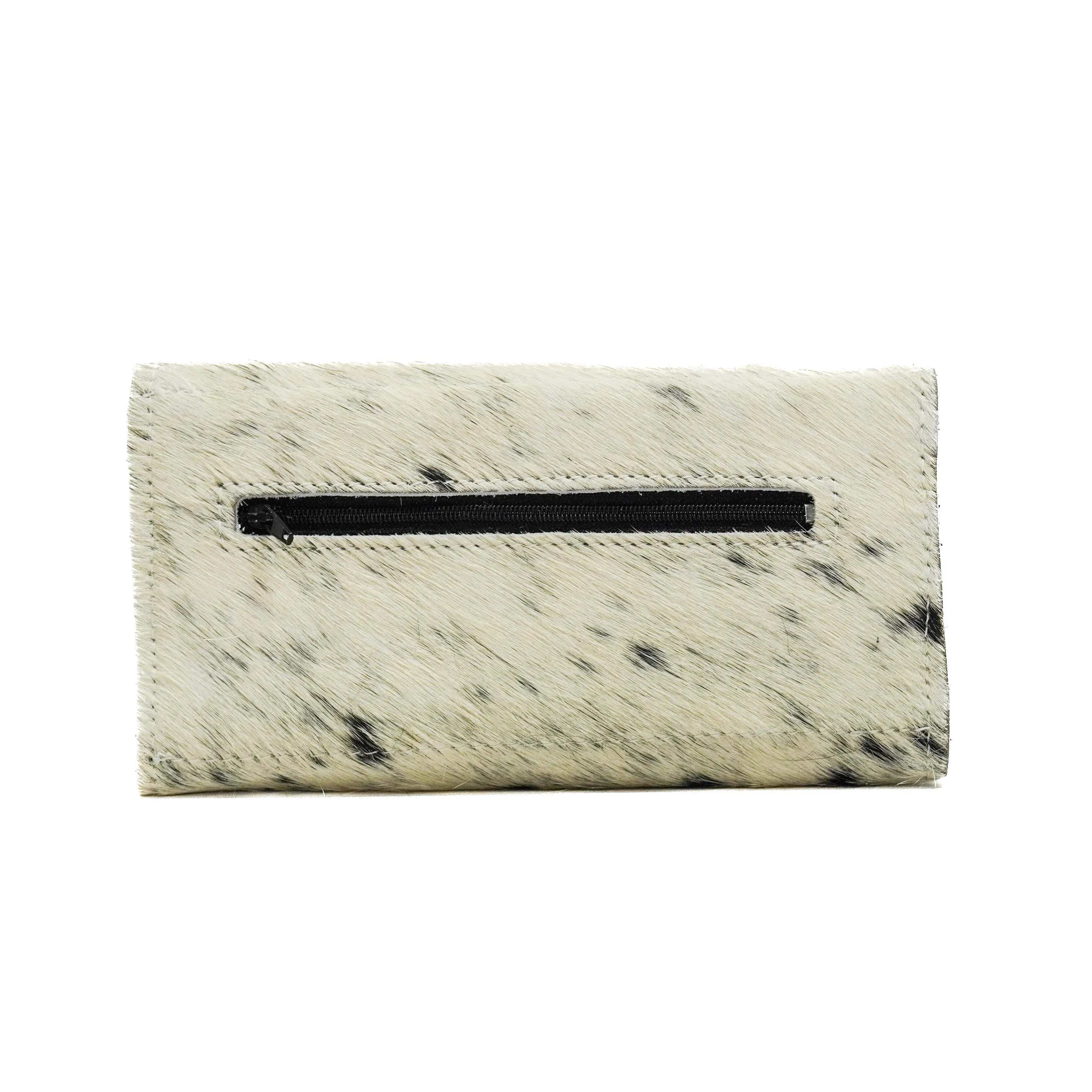 Kacey Wallet - Black & White w/ Royston Aztec