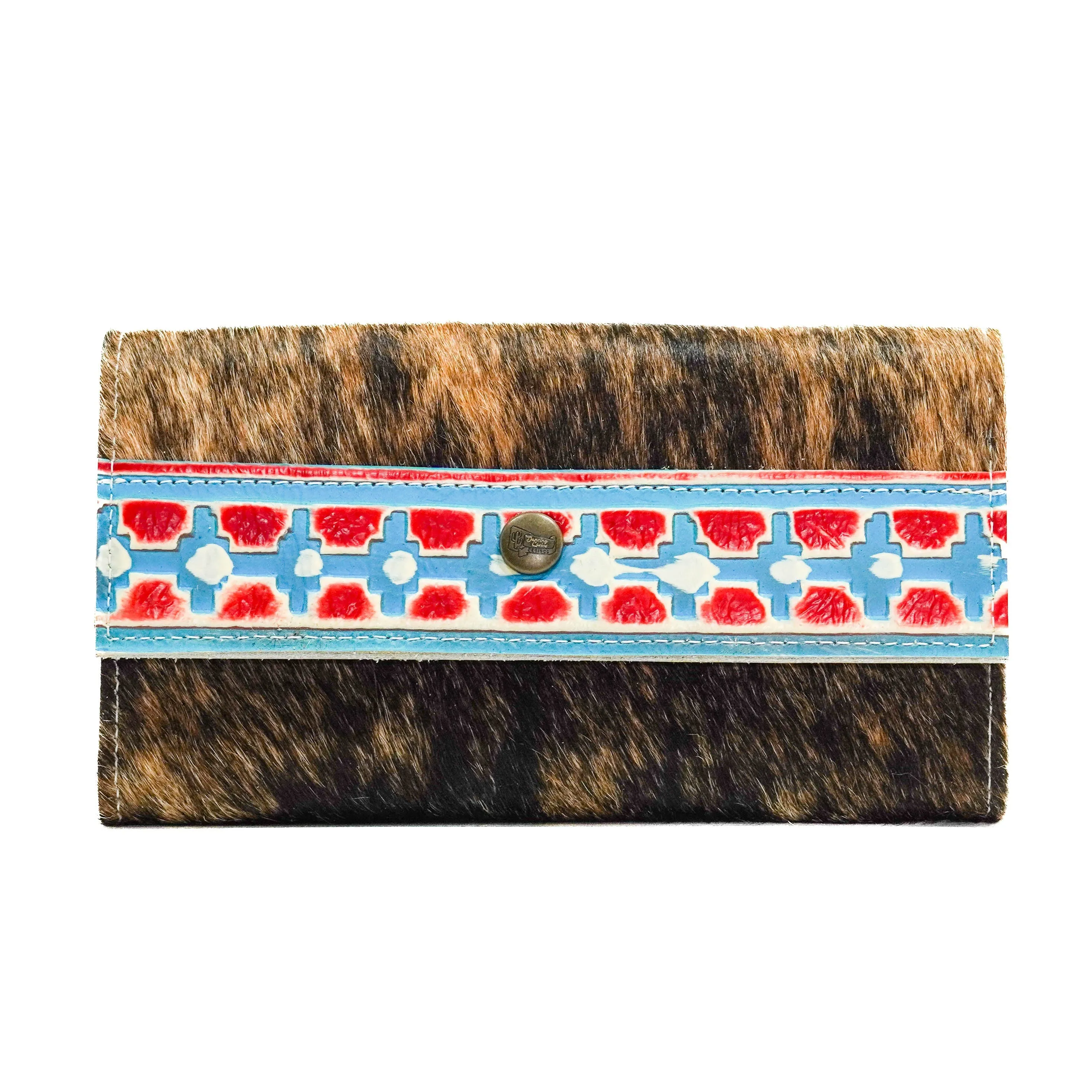 Kacey Wallet - Brindle w/ Great Plains Navajo