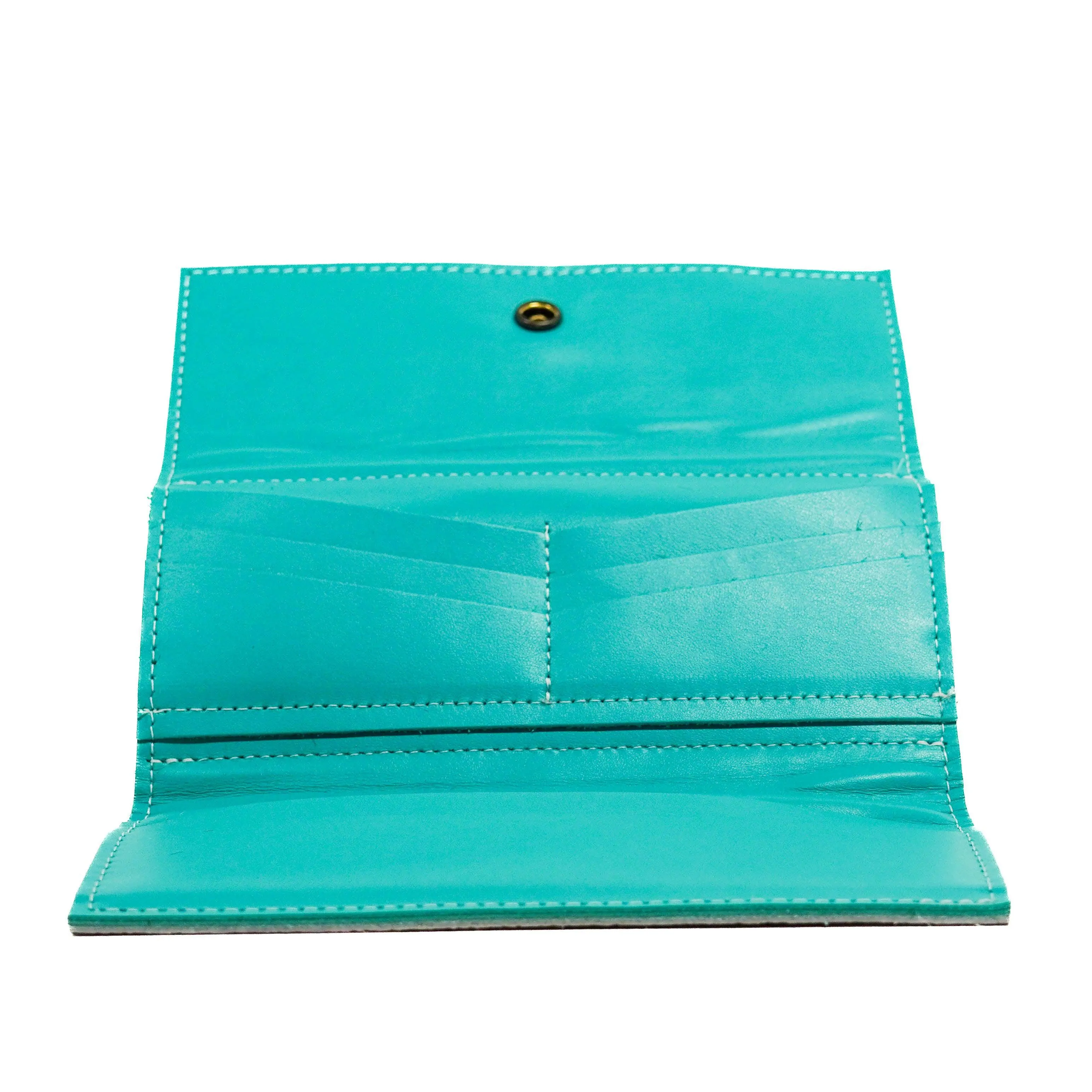 Kacey Wallet - Dark Brindle w/ Sea Glass Tool