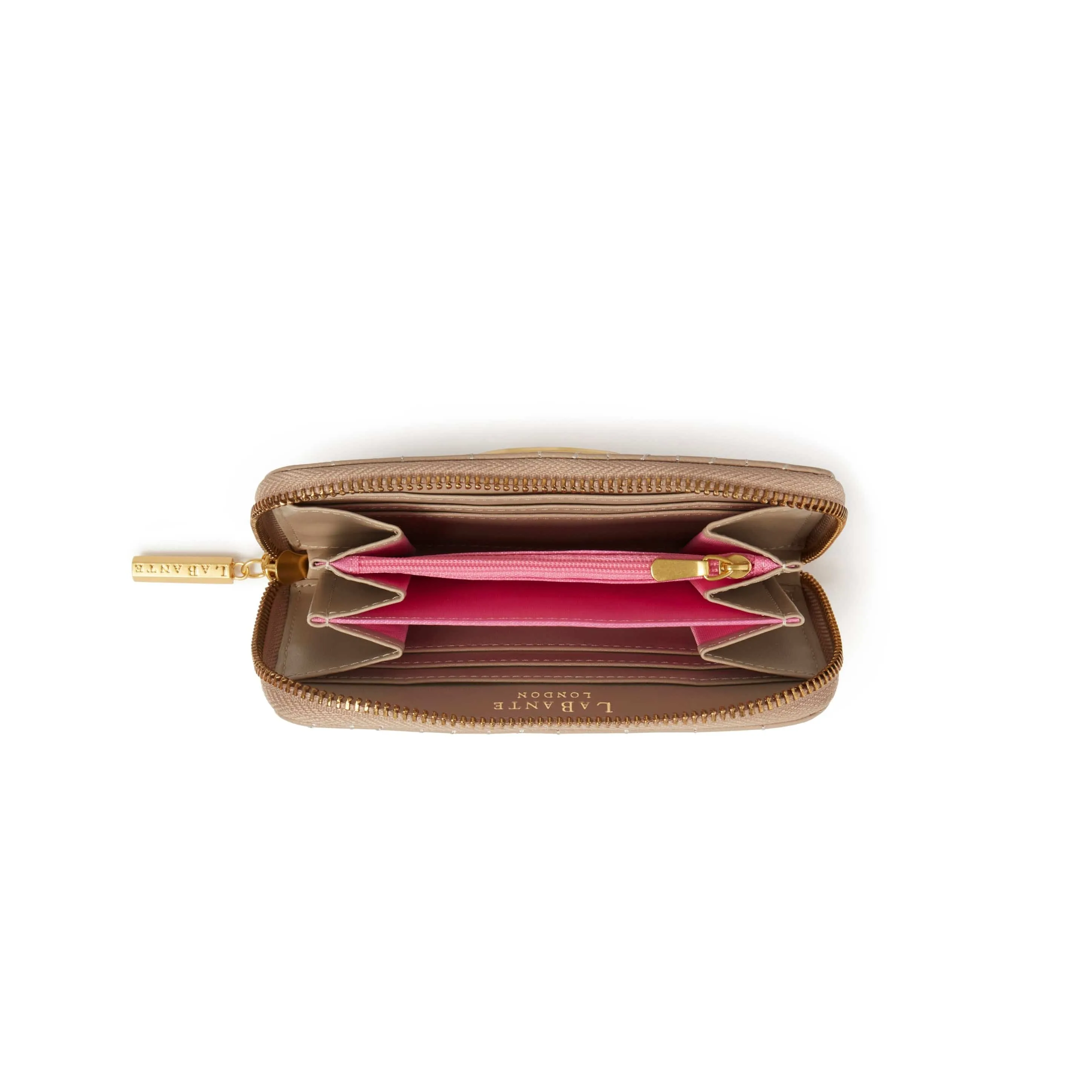 Kenia Vegan Leather Wallet | Beige