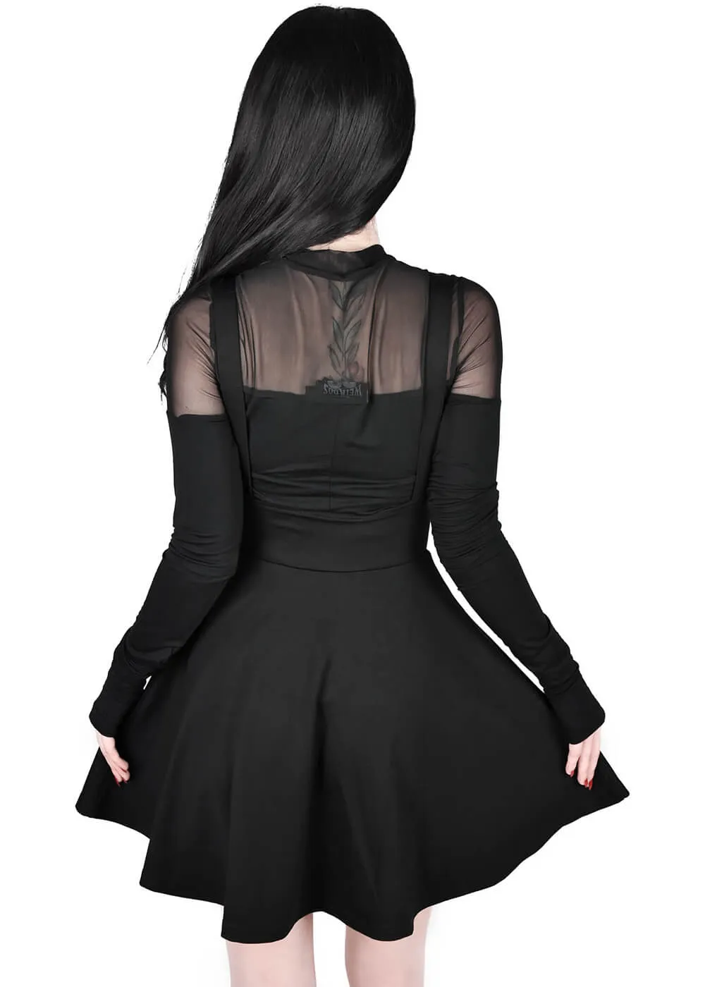 Killstar Suspend Me Statement Skirt Black