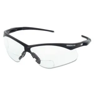 Kimberly-Clark Professional V60 Nemesis* RX Safety Eyewear,  2.5 Diopter Polycarb Anti-Scratch Lenses, Black, 28627